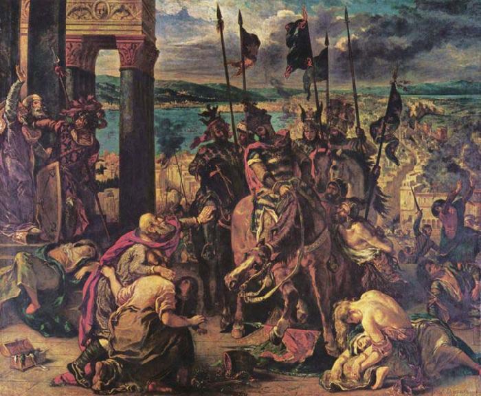 Eugene Delacroix The Entry of the Crusaders in Constantinople, China oil painting art